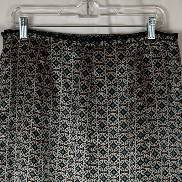 The Limited Tan Brown 100% Silk Y2K Feminine Soft Girl Skirt NWOT Size 10 - Picture 3 of 11